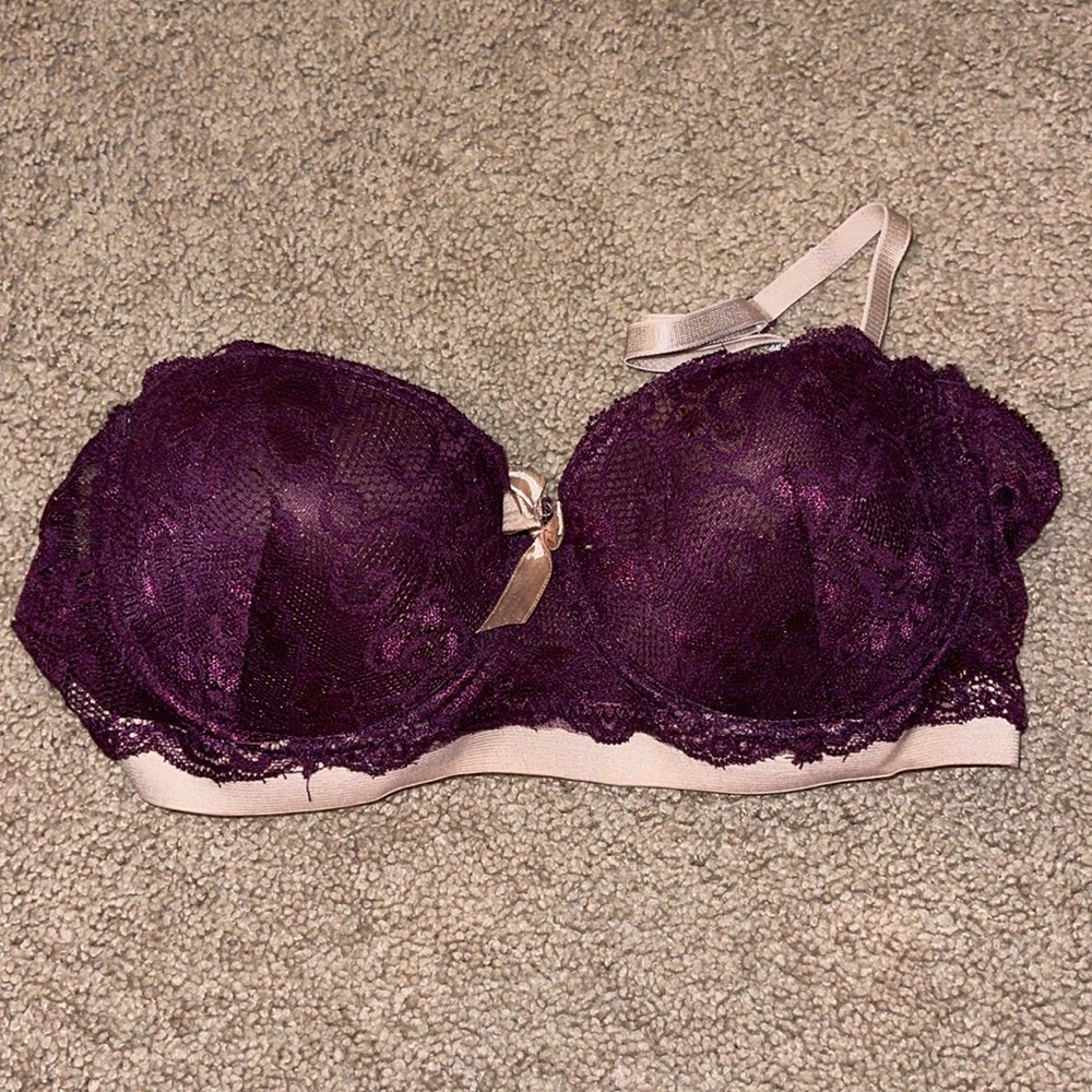 Purple Lace Bra